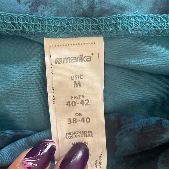 Marika women’s blue leggings size M - Picture 7 of 9